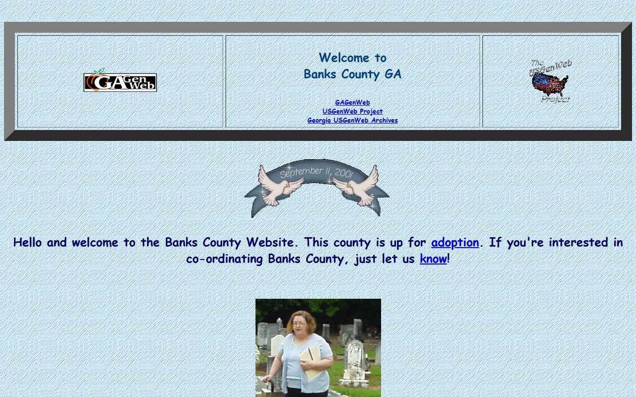Banks County GAGenWeb genealogy resources page